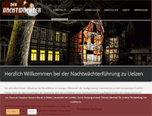 Tablet Screenshot of nachtwaechter-uelzen.de